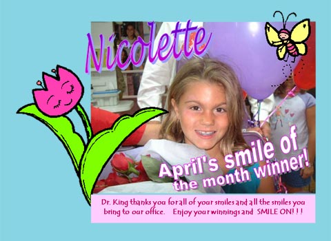 April Smile of the Month Winner